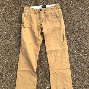 American Eagle Tan Khakis size 31W, 32L
